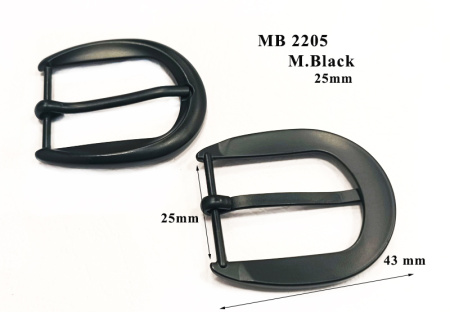 MB 2205-25mm-M.Black-386